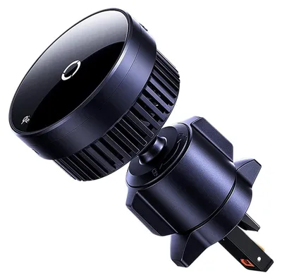 Produktbild von Baseus Magpro Bs-Cw04 Autohalterung mit Qi2.0 15W induktivem Ladegerät für Air Grille - Schwarz