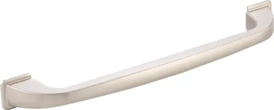 Produktbild von Grimme Griff Mansel LA 160mm - Möbelgriff Breite 192mm - eleganter Bügelgriff, Aluminium Edelstahl Effekt matt