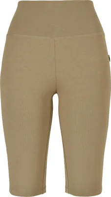Obrázok produktu pre Urban Classics TB5014 | Dámske cyklistické šortky z organického strečového džerseja - farba: Khaki - veľkosť: XS