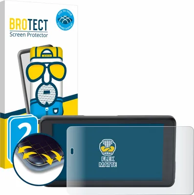 Produktbild von 2x BROTECT Fullscreen Schutzfolie für BMW ConnectedRide Navigator Displayschutz Folie Fullcover Matt Entspiegelungsfolie