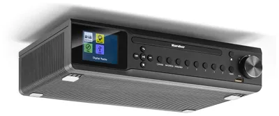 Produktbild von Karcher RA 2060D-B Küchenradio (CD-Player, DAB+ / UKW Radio, Bluetooth, Timer, Fernbedienung)
