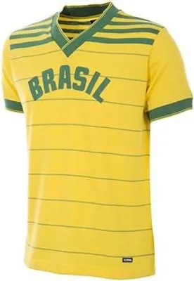 Image de Maillot de football rétro du Brésil 1984