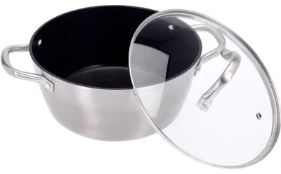 Produktbild von ORION Topf / Kochtopf WAVE 24 cm 5l ILAG non-stick ECO FRIENDLY für Gasherd Induktion