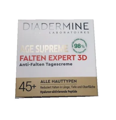 Zdjęcie produktu dla DIADERMINE Falten Expert 3D Anti-Falten, Krem na dzień, Kobiety, Skóra dojrzała, Twarz, Krem przeciwzmarszczkowy, Elastyczność, Odżywiający, Orzeźwiający, Wygładzający, 50 ml