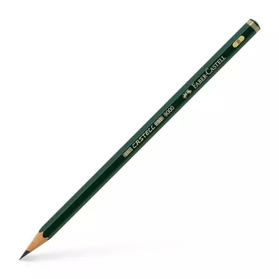 Produktbild von FABER-CASTELL 9000 Bleistifte B grün 12 St.