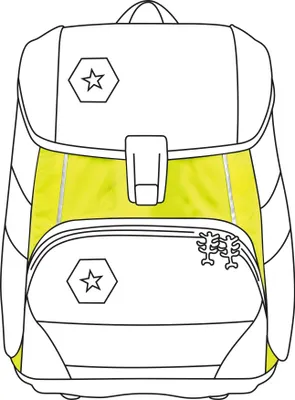 Produktbild von Step by Step Ranzen-Zubehör Neon Pull-Over