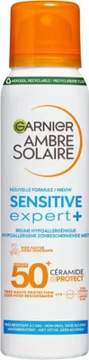 Produktbild von Garnier Ambre Solaire Sensitive Expert+ Beschermende Mist Spray SPF50+ (150 ml)
