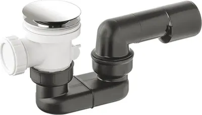 Produktbild von Ablaufgarnitur Siphon Dusche, Wanne mit Ablaufventil Pop Up Chrom