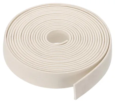 Silikonschaum-Dichtungsstreifen 5m x 25mm x 3mm, weiß