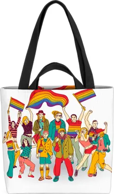 Produktbild von VOID LGBTQ Familie Tasche 33x33x14cm,15l Einkaufs-Beutel Shopper Einkaufs-Tasche Bag