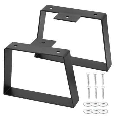 Immagine prodotto di Solidchoice - Set di 2 gambe trapezoidali in metallo per mobili