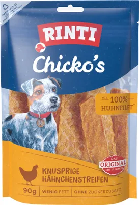 Produktbild von Rinti Chicko Knusprige Hähnchenstreifen - 90 g