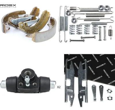 Produktbild von RIDEX Bremsensatz Trommelbremse Hinten für VW GOLF III (1H1) 3859B0259