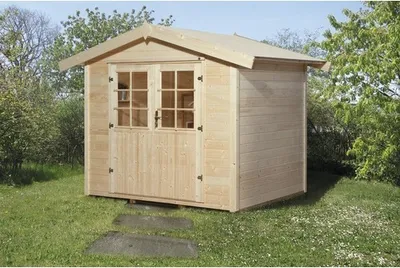Produktbild von Gartenhaus weka Lesina mit Fußboden 285 x 320 cm natur