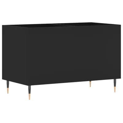 Zdjęcie produktu dla vidaXL Szafka panelowa czarna 74,5x38x48 cm Materiał drewnopochodny
