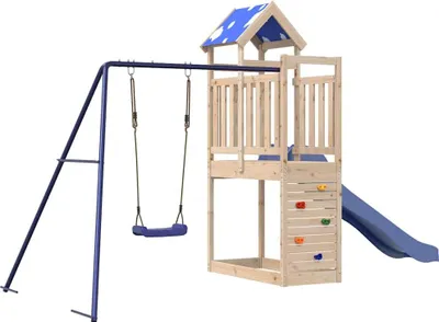 Produktbild von vidaXL Spielturm Massivholz Kiefer