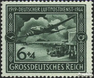 Produktbild von Briefmarken Deutsches Reich 1944 Mi 866 postfrisch 25 Jahre Deutscher Luftpostdienst