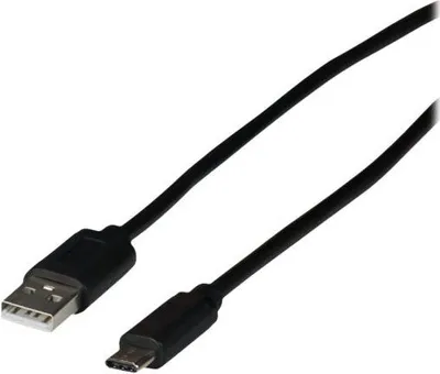 Produktbild von EFB USB2.0 Anschlusskabel A-C,St.-St.,3m, 480Mbit 3A