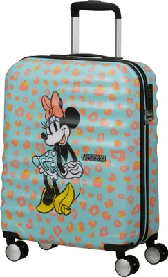 Obrázok produktu pre American Tourister Trolley Wavebreaker Disney Spinner 55 / 20 TSA Disney FL Minnie Pastel Dots tyrkysová