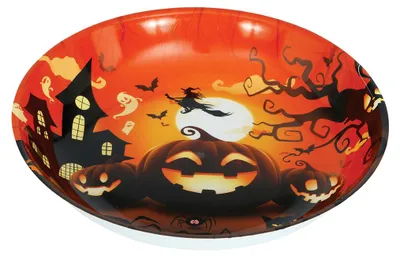 Produktbild von Happy Halloween Kürbis Schale für Trick or Treat Süßigkeiten