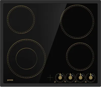 Produktbild von Gorenje - EC642CLB - Glaskerami-Kochfeld - Schwarz - Classic Line