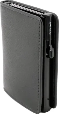 Immagine prodotto di CLICKSAFE 985201 Portafoglio CLICKSAFE SLIM con portacarte, Pelle sintetica, nero