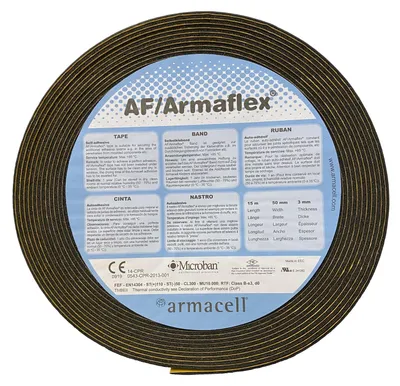 Productafbeelding van Armacell AF-Armaflex isolatietape, breedte 50 mm, brandklasse B1, rol van 15 meter