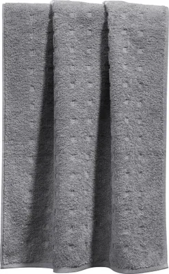Produktbild von Möve Handtuch Quadretti" grau 50x100 cm"