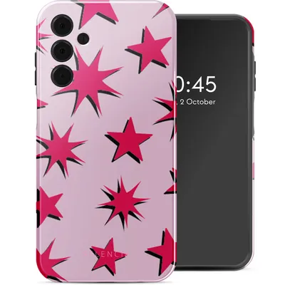 Produktbild von Selencia Vivid Back Cover Samsung Galaxy A15 (5G) - Stars Rubine Red Light Pink