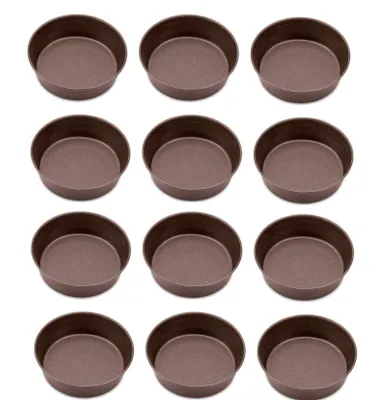 Produktbild von 12 x Backform für Mini Pralinen Petits Fours Tartes Desserts °35mm Antihaftbeschichtet Gastro-Qualität