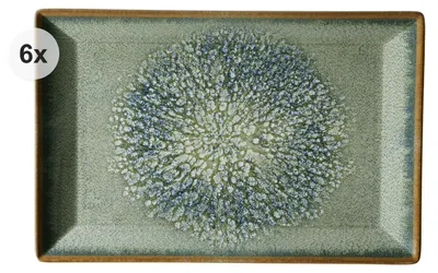 Produktbild von Servierplatte 23 x 34cm 6er Set Verde