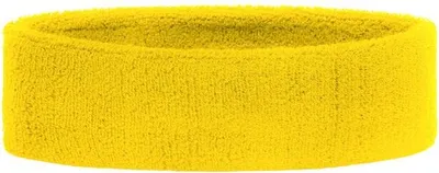 Produktbild von Frottee Stirnband für Sport und Freizeit gold-yellow, Gr. one size