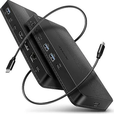 Produktbild von AXAGON Axagon HMC-U4 Laptop-Dock/Port-Replikator Wired USB4 Schwarz