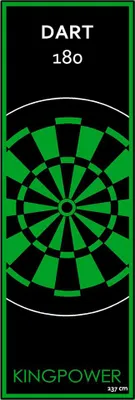 Image de Dart Tapis 237 x 80 cm Darts Tournoi Fléchettes Paillet Kingpower