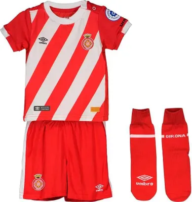 Produktbild von Umbro Girona Fc 18/19 Heim Junior Set Rot 18-24 Months Jungen,Mädchen Rot 18-24 Months