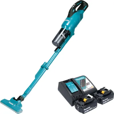 Obrázek produktu pro Akumulátorový vysavač Makita DCL 286 FRM2 18 V 0,25 l bezkartáčový + 2x akumulátor 4,0 Ah + nabíječka.