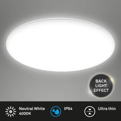 Immagine prodotto di Briloner Rowny Lampada da bagno a LED, IP54, retroilluminata, bianca