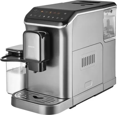 Image de Machine à Expresso Sencor SES 8000BK, 19 bars, Réservoir Lait 750 ml, Moulin Acier Inoxydable