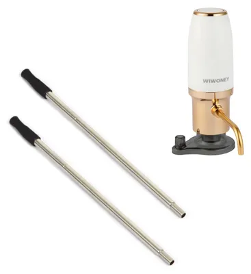 2 Teleskoprohre 185–282 mm für Weinbelüfter