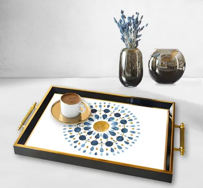 Obrázok produktu pre Evila Originals, TPA9801, podnos, viacfarebný, 100 % SKLO, 50 x 29 x 3,5 cm