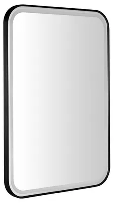 Produktbild von Sapho CETIS spiegel mit LED-Beleuchtung 60x80cm, Schwarz matt
