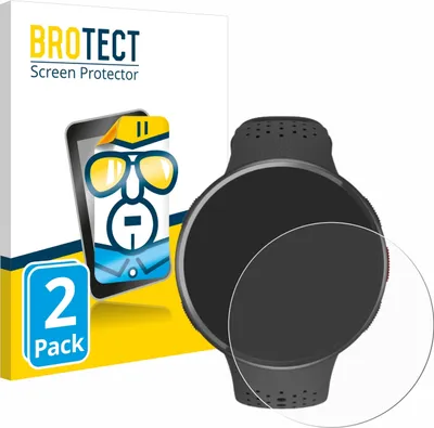 Produktbild von 2x Für Polar Pacer Pro Schutzfolie BROTECT Displayschutz Display Schutz Folie Klar Transparent