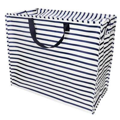 Produktbild von Rex London XXL Aufbewahrungstasche Nautical Riesentasche ca. 55x48x28 cm blau gestreift