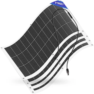 Immagine prodotto di Kit di pannelli solari flessibili - Pannelli solari pieghevoli - Moduli solari - Energia solare portatile