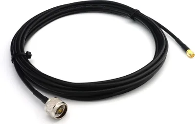 Immagine prodotto di Cavo coassiale RG58 da spina N a spina SMA 3m - prolunga cavo antenna a bassa perdita 50ohm - per antenna WiFi RF GSM LTE 4G 5G 6G amplificatore di segnale router Lora Ham CB radio