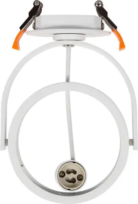 Produktbild von Downlight Ring Einbau Rund Schwenkbar für LED Glühbirne GU10 AR111 Weiß