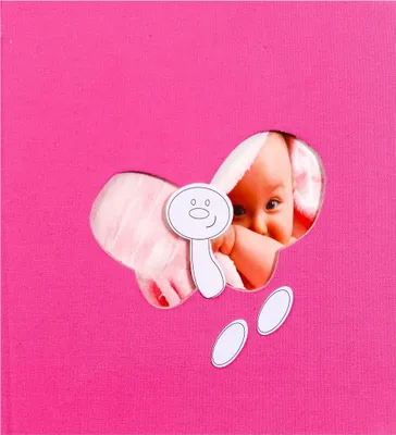 Produktbild von Kinder Fotoalbum für Fotoecken BABY´s HISTORY Rosa