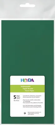 Produktbild von Heyda 203310559 Seidenpapier 50 x 70 cm dunkelgrün
