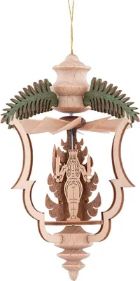 Produktbild von Christbaumschmuck Tannenzweig - Bergmann, Engel und Reiterlein (13cm) von Kreißl