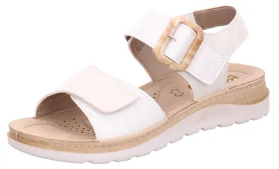 Produktbild von Rohde Damen Sandale Bequemschuh mit Lederfußbett Baviera 1311, Größe:42 EU, Farbe:Weiß
